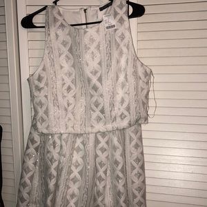 Two Piece White Sparkle